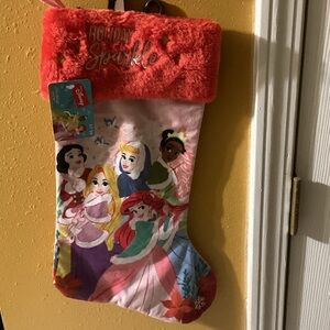 Disney Princess Festive Red Stocking